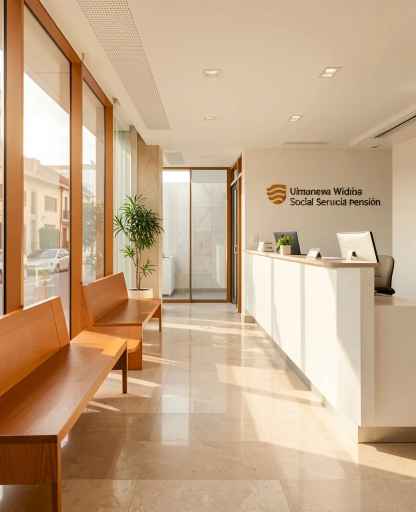 Interior de oficina de atención al ciudadano