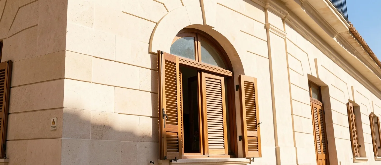 Detalle arquitectónico de edificio público
