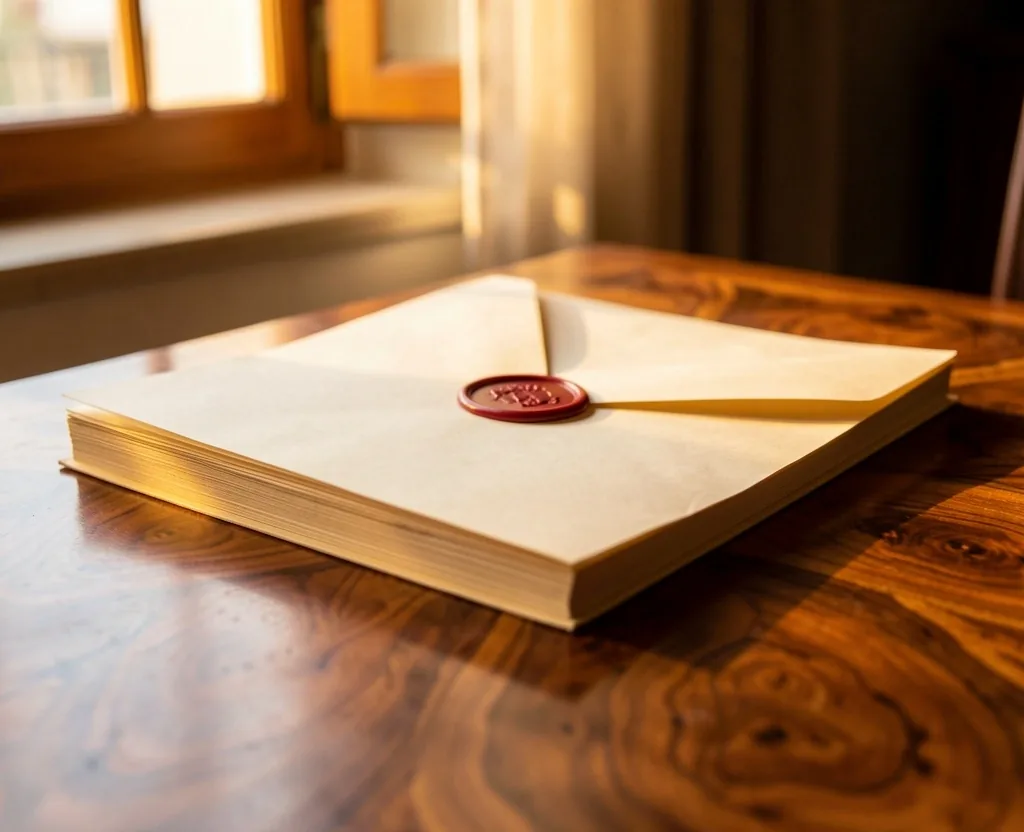Documento de registro civil sobre escritorio